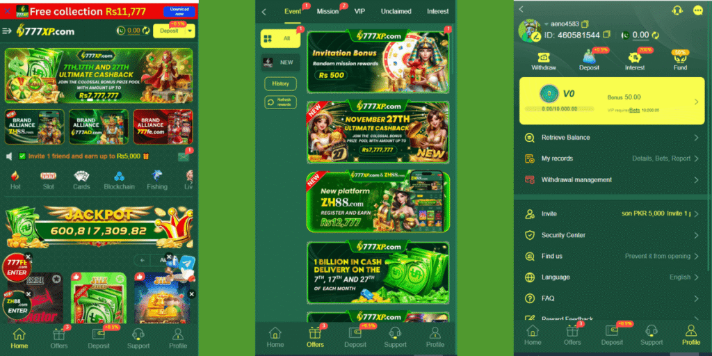 777XP Game Download Latest Real Earning Free App in Pakistan 2025: 2 777XP Game