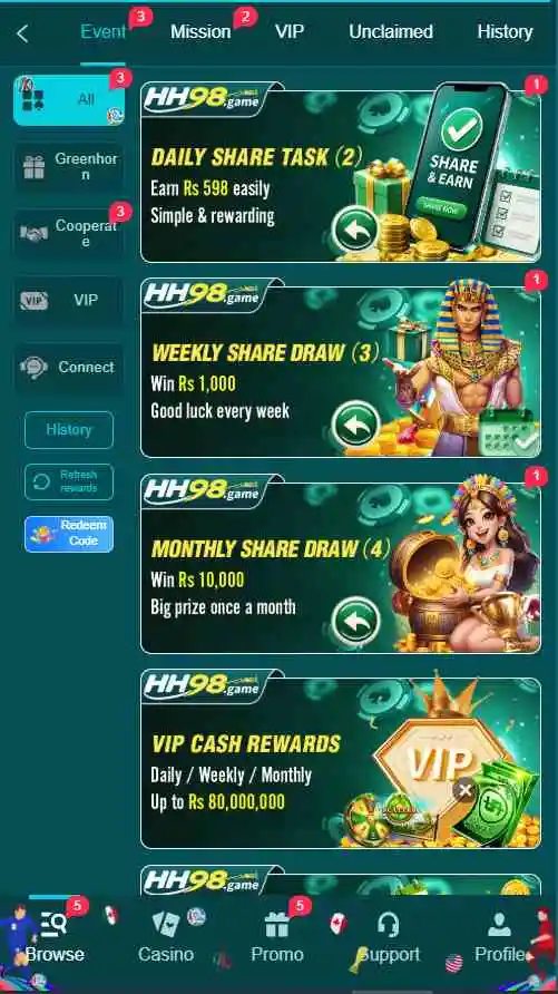 HH98 Game Download ( latest earning App) for free 3 HH98 Game